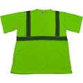 Petra Roc Inc Petra Roc Lime Jersey Knit Pocket Short Sleeve T-Shirt, ANSI Class 2, Lime, 3X, LJTS2-3XL LJTS2-3X
